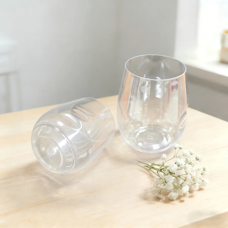 stackable plastic red wine glasses wholesale